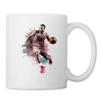 Basketball Basketball Player Sport Splash Colorful - Mug - white - Right