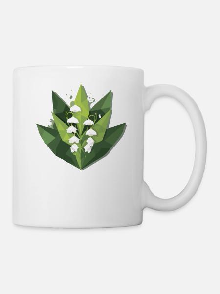 Muguet du 1er Mai - Mug blanc - blanc