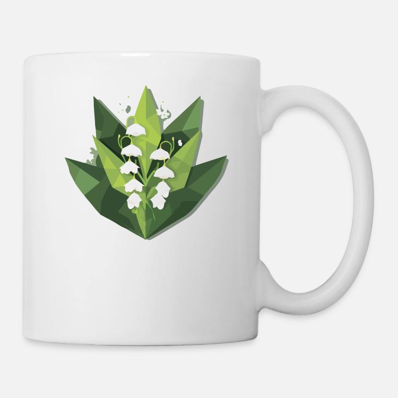 Maiglöckchen vom 1. Mai - Tasse - Weiß
