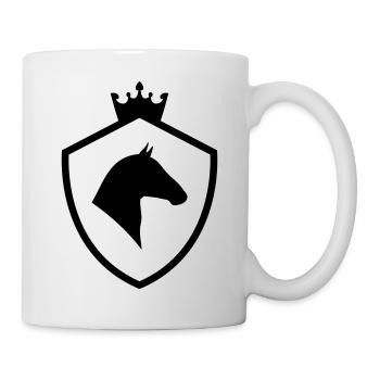 Horse coat of arms - Mug - white - Right