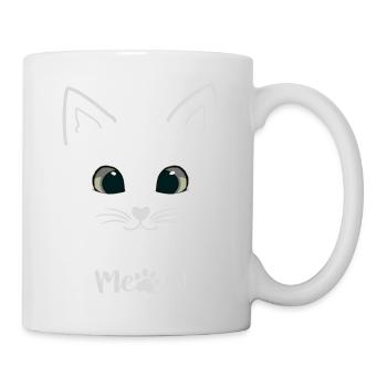 Katze Love - Tasse - Weiß - Rechts