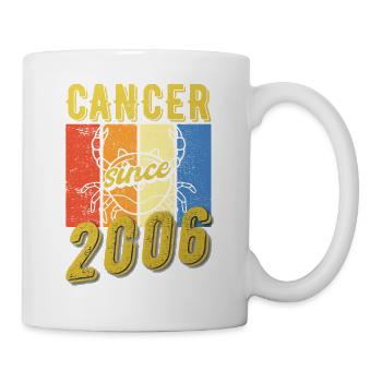 Cancer 2006 Sternzeichen Geburtstag - Tasse - Weiß - Rechts