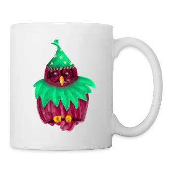 Eulenbeere - Tasse - Weiß - Rechts