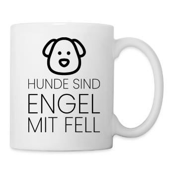 Dog Hund - Tasse - Weiß - Rechts