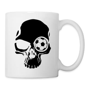 Fußball Football - Mug blanc - blanc - Droite