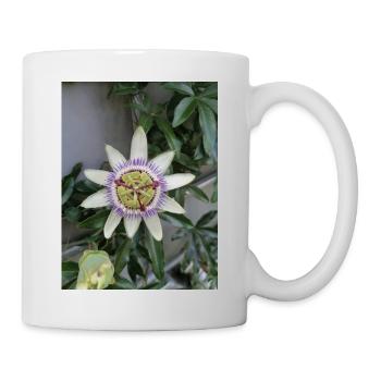 Passionsfrucht Blume Passiflora - Tasse - Weiß - Rechts