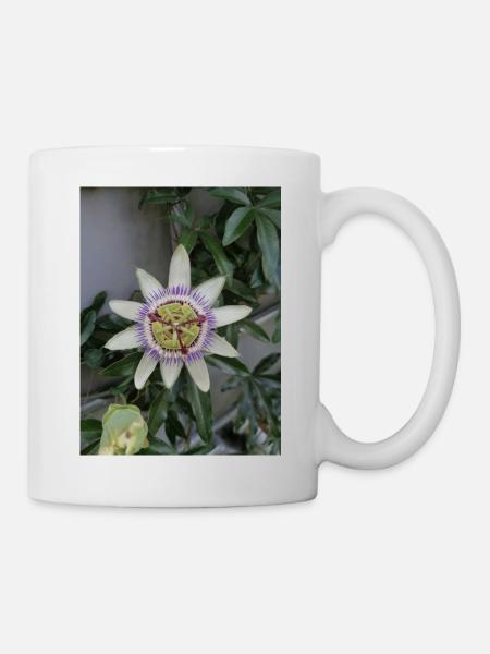 Passion Fruit Flower Passiflora - Mug - white