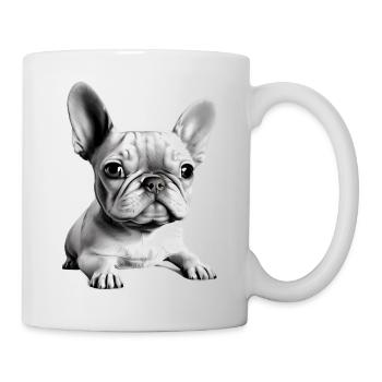 Chiens Chien bouledogue Français Chien Propriétaire - Mug blanc - blanc - Droite