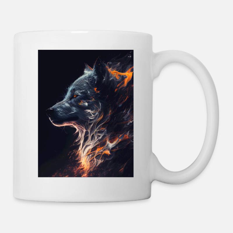 Feuergeist - Tasse - Weiß