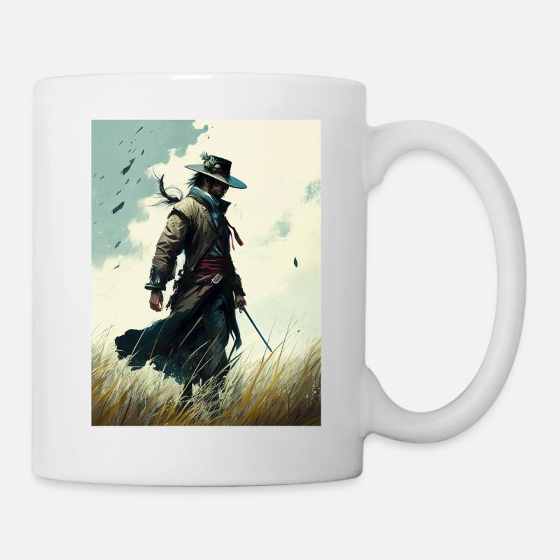 Samurai I - Tasse - Weiß