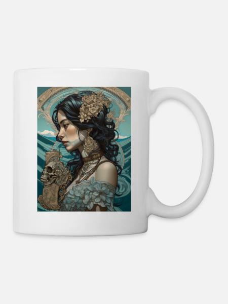 Ghotische Klasse - Tasse - Weiß