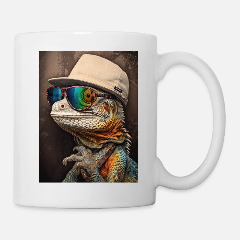 Tierischer Stil - Tasse - Weiß