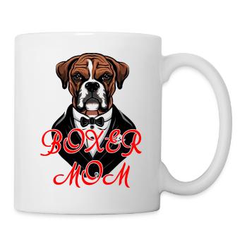 BOXER DOG MOM - Mug - white - Right