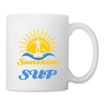 All I Need Is Sunshine And My SUP Stand Up Paddlin - Tasse - Weiß - Rechts