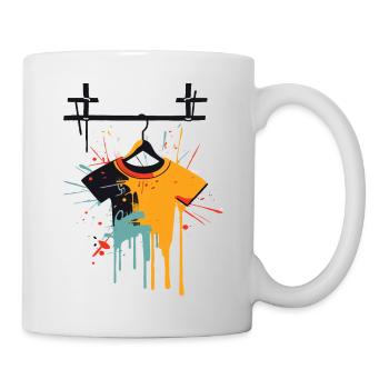 Graffiti Hemd - Tasse - Weiß - Rechts