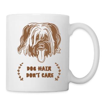 Dog hair dont care - Mug - white - Right