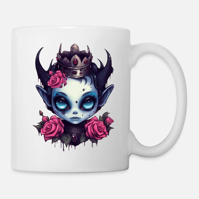 Gotik-Alien-Vampir - Tasse - Weiß