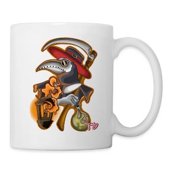 plague doctor - Mug - white - Right