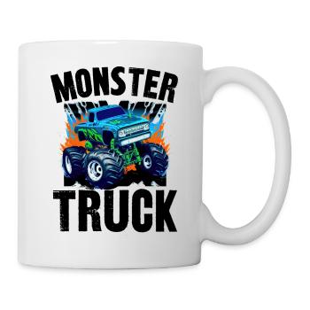 monster truck - Mug blanc - blanc - Droite