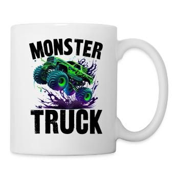 monster truck - Mug blanc - blanc - Droite
