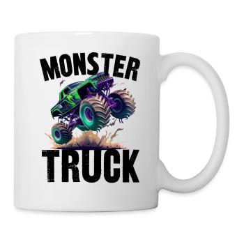 monster truck - Mug blanc - blanc - Droite