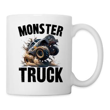 monster truck - Mug blanc - blanc - Droite
