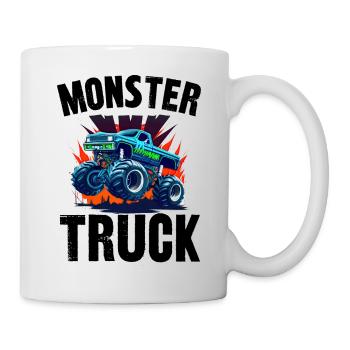 monster truck - Mug blanc - blanc - Droite