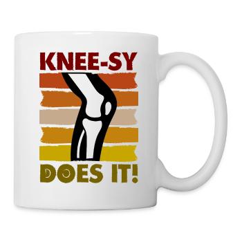 Knee-sy does it! - Tasse - Weiß - Rechts