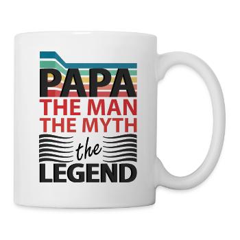 The man, the myth, the legend - Mug - white - Right