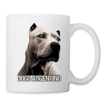 Dogo Argentino Hund Design für Hundeliebhaber - Tasse - Weiß - Rechts