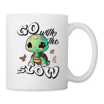 Go with the slow - Mug - white - Right