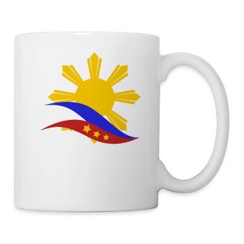 Philippinen Filipino Flagge Stolz I Geschenk - Tasse - Weiß - Rechts