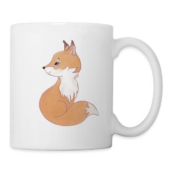 Kleine Fuchs - Tasse - Weiß - Rechts