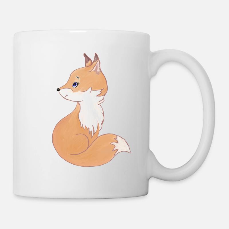 Kleine Fuchs - Tasse - Weiß