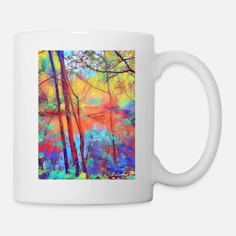 L’étang à l’arbre mort - Mug blanc - blanc