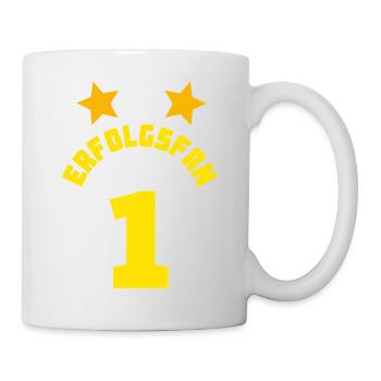 Erfolgsfan - macht sichtbar, was offensichtlich is - Tasse - Weiß - Rechts