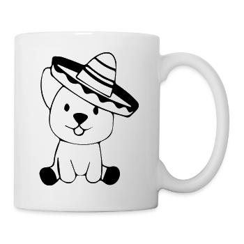 Hund Dog - Tasse - Weiß - Rechts