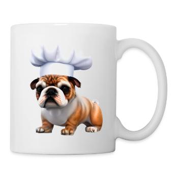 Bulldog, Dogs, Dog Owners, Restaurateur, Dog, Cooks - Mug - white - Right