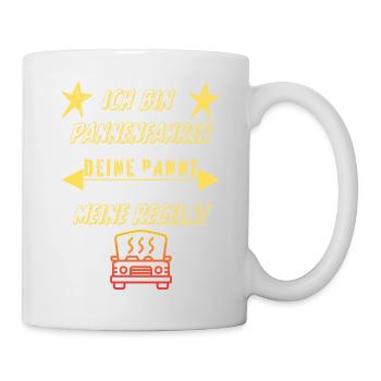 Pannenfahrer - Tasse - Weiß - Rechts