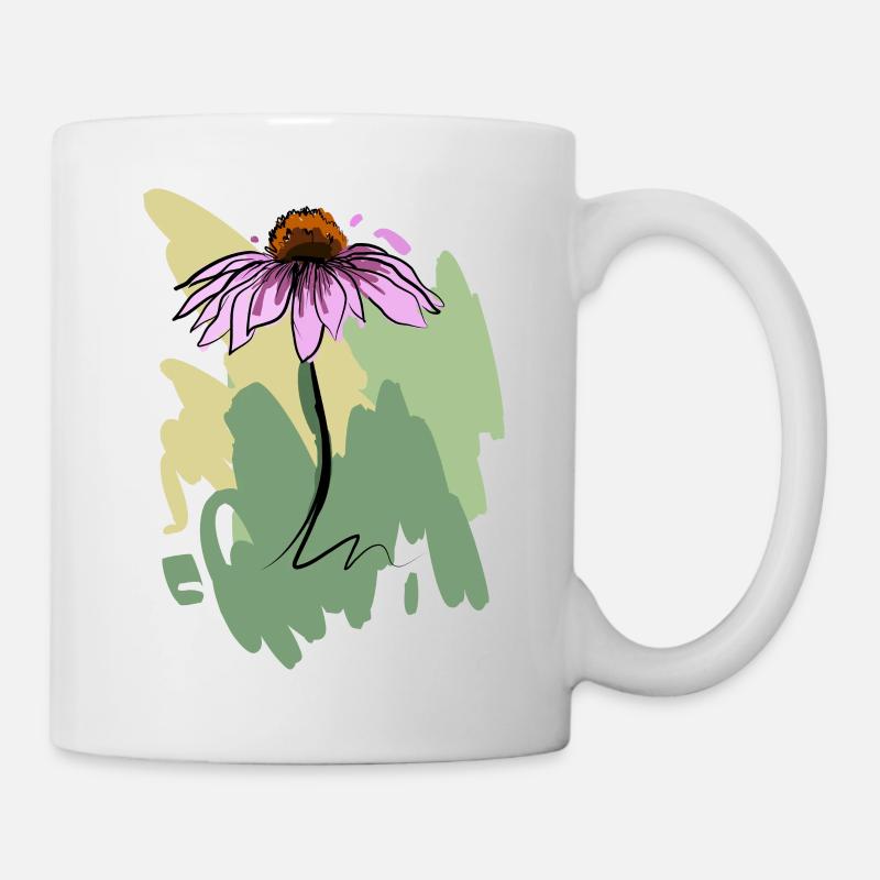 Sun hat pink - Mug - white