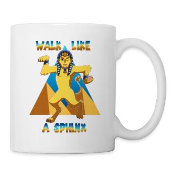 walk like a sphinx - Mug blanc - blanc - Droite
