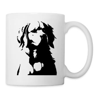 Golden Retriever - Tasse - Weiß - Rechts