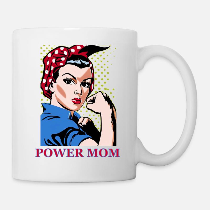 Power mom - Mug blanc - blanc