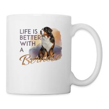 Bouvier bernois - Mug blanc - blanc - Droite