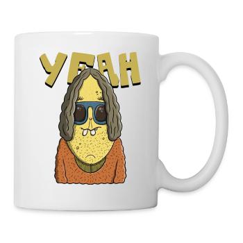 Yeah - Tasse - Weiß - Rechts