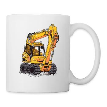 Big Yellow Digger - Mug - white - Right