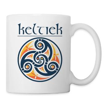Triskell Keltiek Blue - Mug - white - Right
