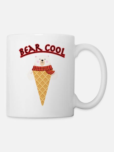Bear Cool - Tasse - Weiß