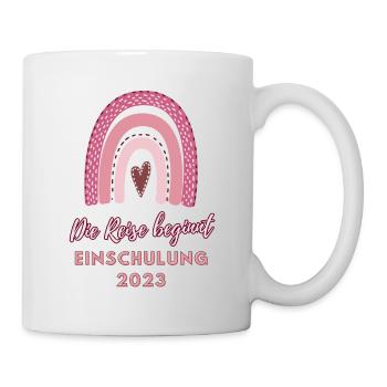 The journey begins: School enrollment 2023 - Mug - white - Right
