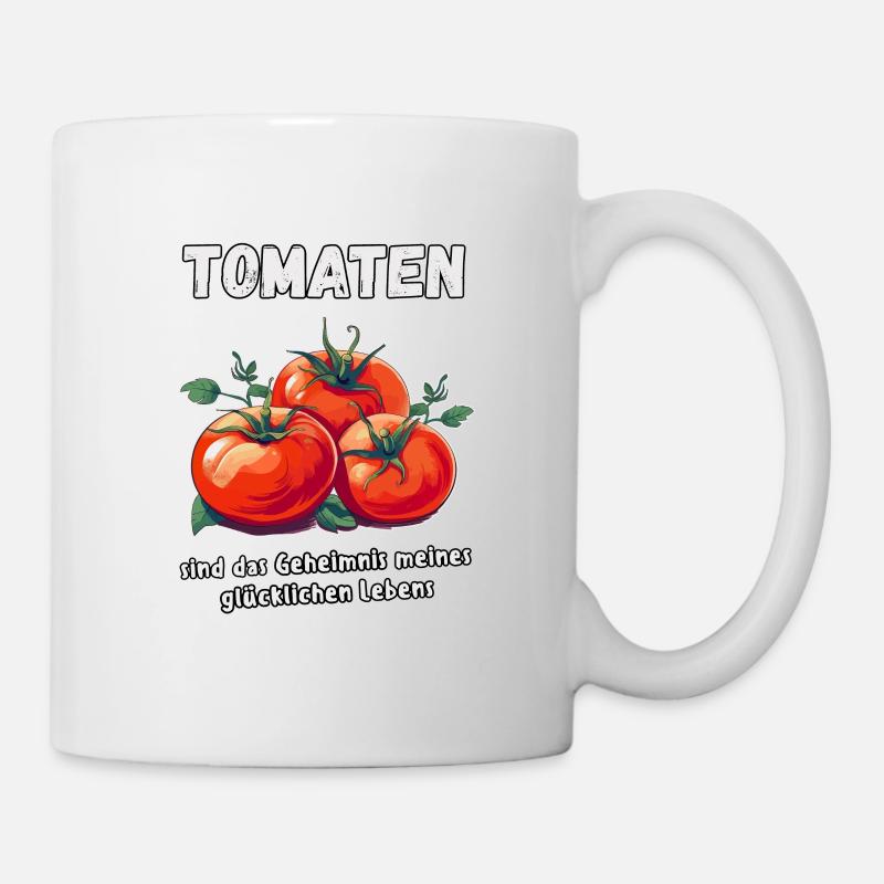 Tomato t-shirt for tomato lovers - Mug - white